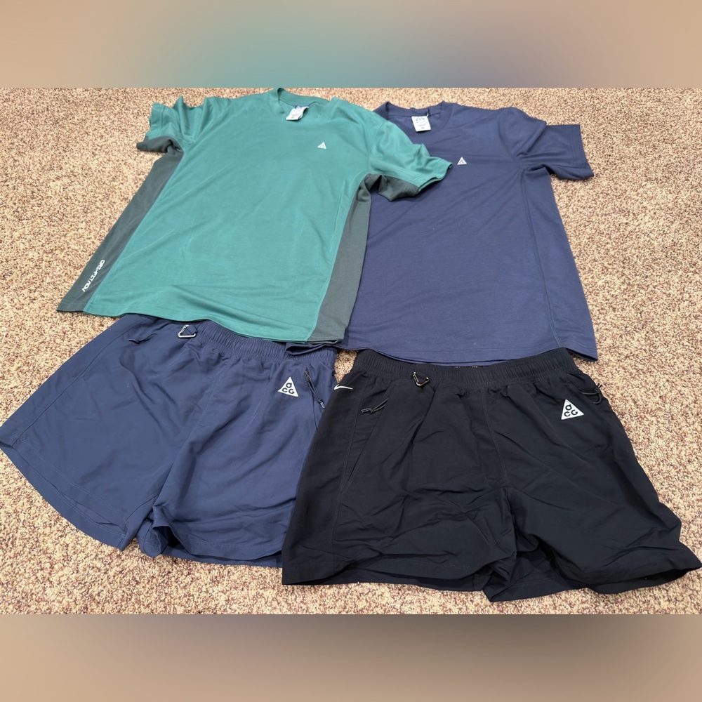 Lot of 2 ACG shorts with 2 bonus items!